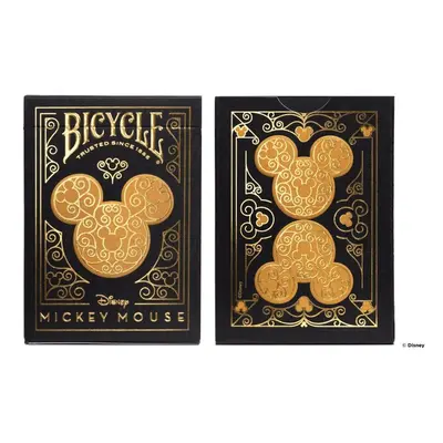 Bicycle Black and Gold Mickey Mouse kártya, 1 csomag