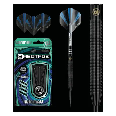 Darts steel szett Winmau Sabotage Black 26g 90% wolfram