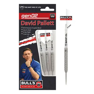 Dart szett Bull&#039;s Champions David Pallet GEN2 steel 22gr 90%