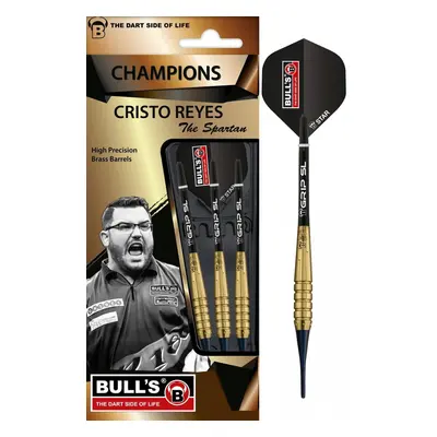 dart szett BULL&#039;S "Cristo Reyes" Original Brass Soft Darts 18gr