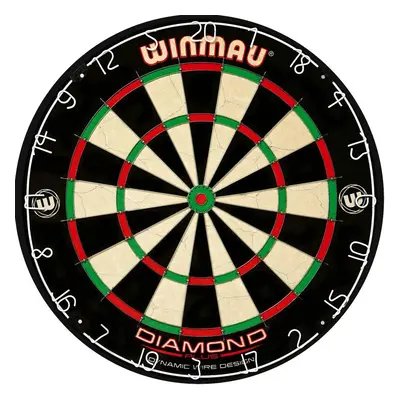 DARTS TÁBLA SISAL WINMAU DIAMOND PLUS, HÁROMSZÖGLETŰ DRÓTTAL