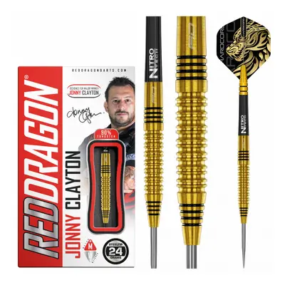 Dart szett Red Dragon steel Jonny Clayton Gold, 24g, 90% wolfram