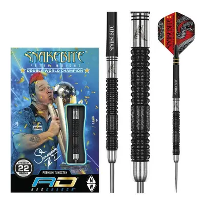 DART SZETT RED DRAGON STEEL PETER WRIGHT DOUBLE WORLD CHAMPION SE 22G, 90% WOLFRAM