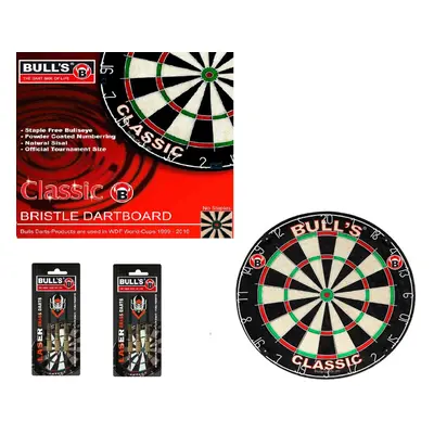 darts tábla Bull&#039;s Classic + 2 szett Bull&#039;s Laser steel dartsnyíl