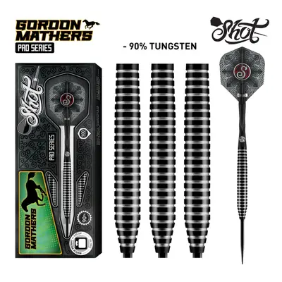 DARTS SZETT SHOT STEEL, PRO SERIES GORDON MATHERS, 23G, 90% WOLFRAM