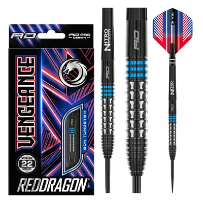 DART SZETT STEEL RED DRAGON VENGEANCE BLUE 22G 90% WOLFRAM