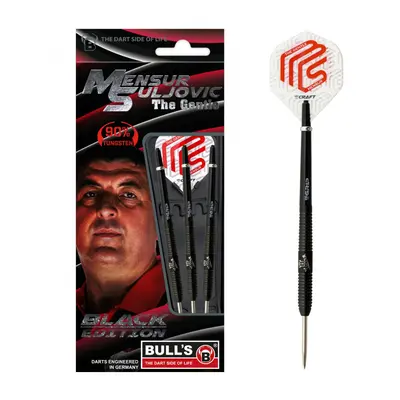 dart szett steel Bull&#039;s Champion Black edt. Mensur Suljovic 21gr (2020)