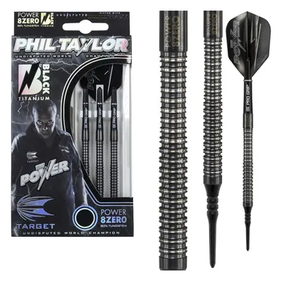 Dart szett TARGET soft 19g POWER 8ZERO BLACK TITANIUM - Phil Taylor