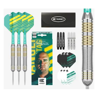 DARTS SZETT TARGET STEEL, ROB CROSS, 22G BRASS