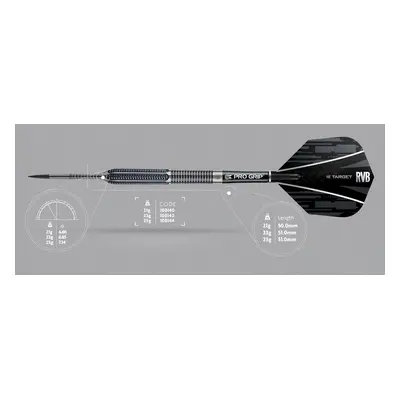 Darts szett Target, steel Raymond van Barneveld, 95%, 25g, RVB