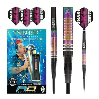 Dart szett Red Dragon steel Peter Wright, Snakebite World Champion Tapered SE 90% wolfram, 23g