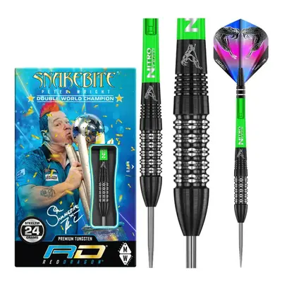 Dart szett Red Dragon steel Peter Wright Black strike 90% wolfram, 24g