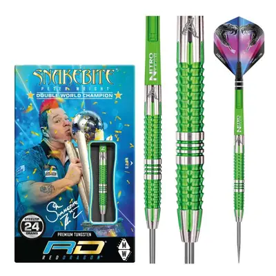 Dart szett Red Dragon steel Peter Wright Snakebite Mamba 24g, 90% Wolfram