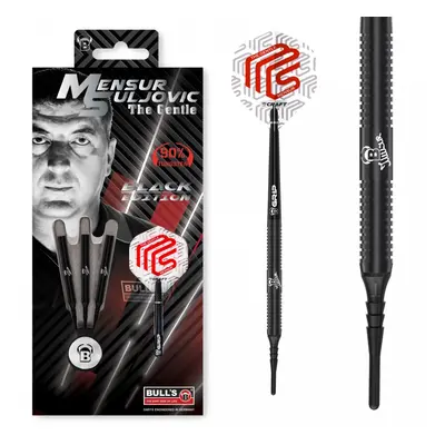 Dart szett BULL&#039;S Mensur Suljovic Black-Edition Soft 18g 90%