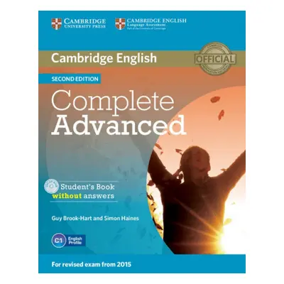 Cambridge English Complete Advanced Student's Book without answers 2nd edition