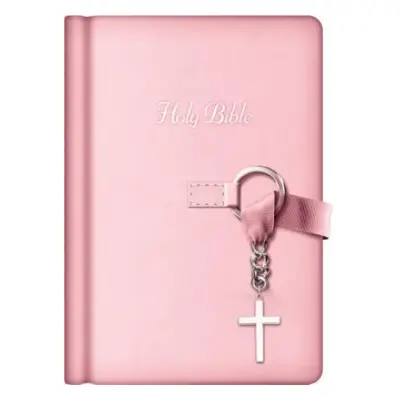 NKJV, Simply Charming Bible, Hardcover, Pink