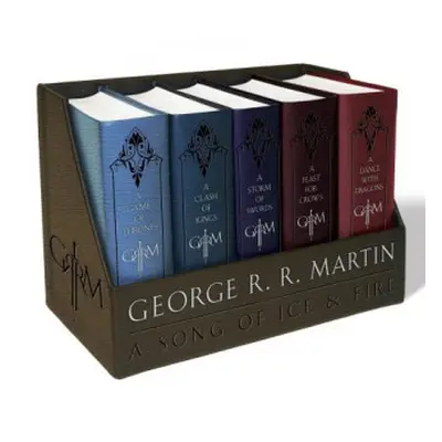 George R. R. Martin's A Game of Thrones Leather-Cloth Boxed Set (Song of Ice and Fire Series)