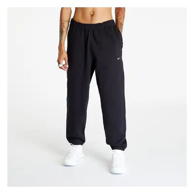 Melegítőnadrág Nike Solo Swoosh Men's Fleece Pants Black/ White