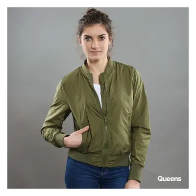 Kabát Urban Classics Ladies Light Bomber Jacket Olive