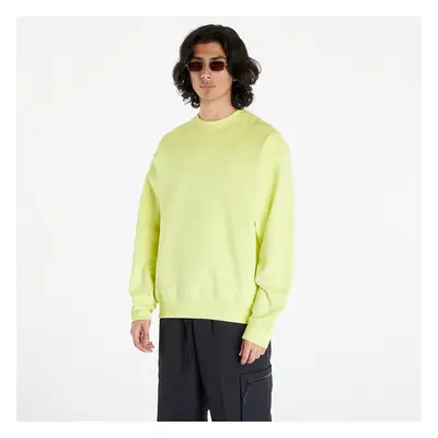 Pulóver Nike Solo Swoosh Fleece Fabric Sweatshirt Bright Green/ White