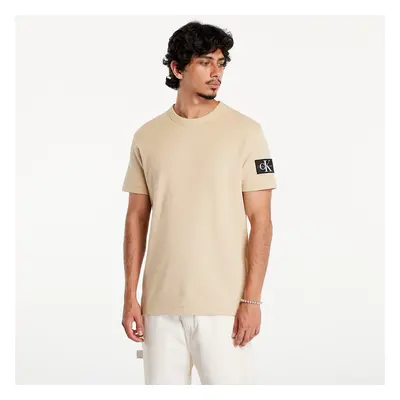 Póló Calvin Klein Jeans Badge Waffle Tee Khaki