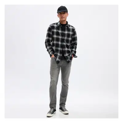 Nadrágok GAP Denim Pants Slim Grey Wash