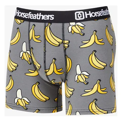 Horsefeathers Sidney Boxer Shorts Grey/ Bananas Print