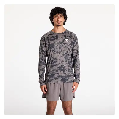 Póló Under Armour Project Rock IsoChill Long Sleeve T-Shirt Fresh Clay/ White