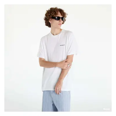 Póló Carhartt WIP S/S Script Embroidery T-Shirt White