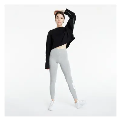 Leggings Nike Women's High-Waisted Logo Leggings Dk Grey Heather/ White