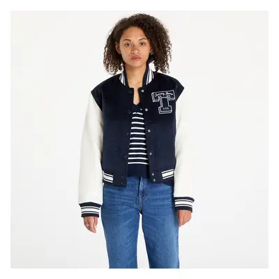 Kabát Tommy Jeans Letterman Jacket Blue