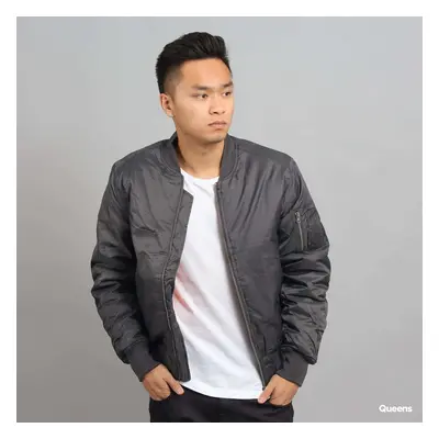 Kabát Urban Classics Basic Bomber Jacket Dark Grey