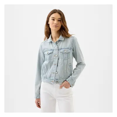 Kabát GAP Denim Jacket Light Wash