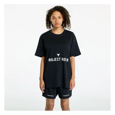 Póló Under Armour Project Rock Campus Q3 T-Shirt Black/ White