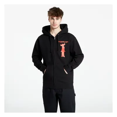 Pulóver PLEASURES x Jamiroquai High Times Zip Hooded Sweatshirt Black