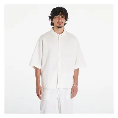 Ing Urban Classics Boxy Cotton Linen Shirt White Sand