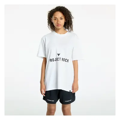 Póló Under Armour Project Rock Campus Q3 T-Shirt White/ Black