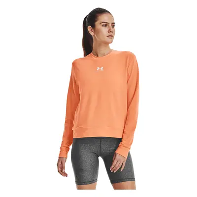 Pulóver Under Armour Rival Terry Crew Orange