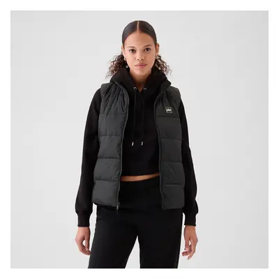 GAP Logo Puffer Vest Black