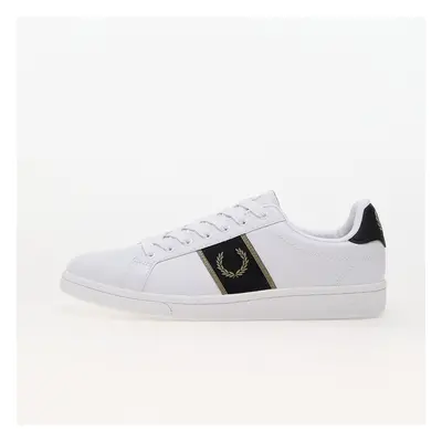 Sneakers FRED PERRY B721 Leather/Branded Webbing White/ Warm Grey