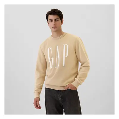 Pulóver GAP Fleece Sweatshirt Khaki