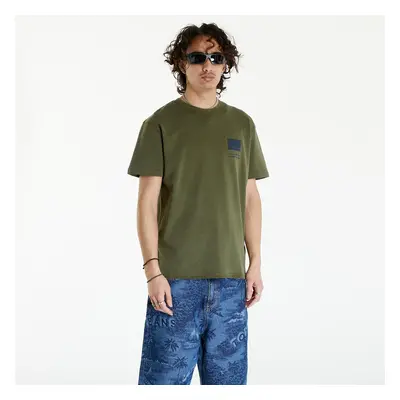 Póló Tommy Jeans Regular Essential Flag Tee Drab Olive Green