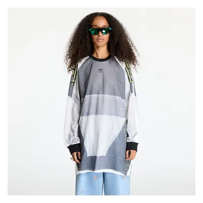 Póló adidas adilenium Oversized Graphic Mesh Long Sleeve Tee