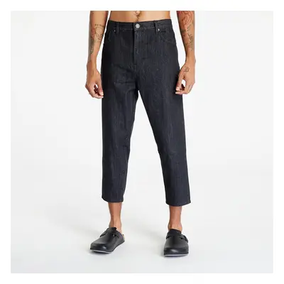 Nadrágok Urban Classics Cropped Tapered Jeans Realblack Washed