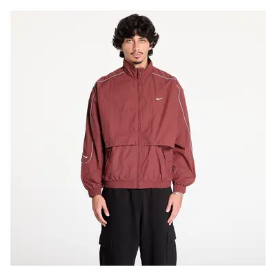 Kabát Nike Sportswear Solo Swoosh Men's Woven Track Jacket Dark Pony/ White