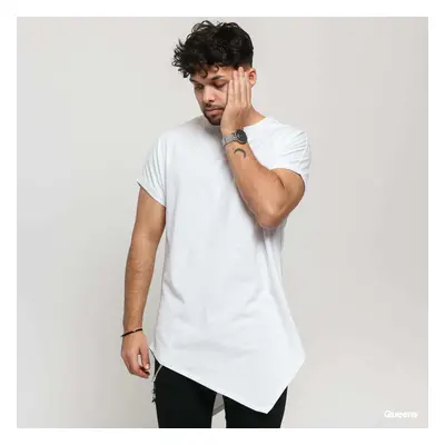 Póló Urban Classics Asymetric Long Tee White