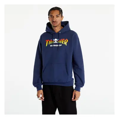 Pulóver Thrasher x AWS Spectrum Hood Navy Blue