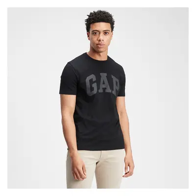 Póló GAP V-Basic Logo Tee True Black V2