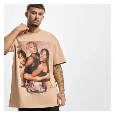 Póló Urban Classics TLC Group Logo Oversize Tee Beige