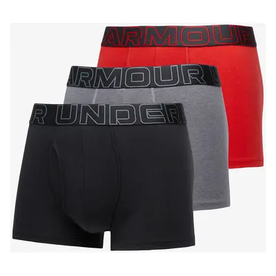 Under Armour M Performance Cotton 3in 3-Pack Grey